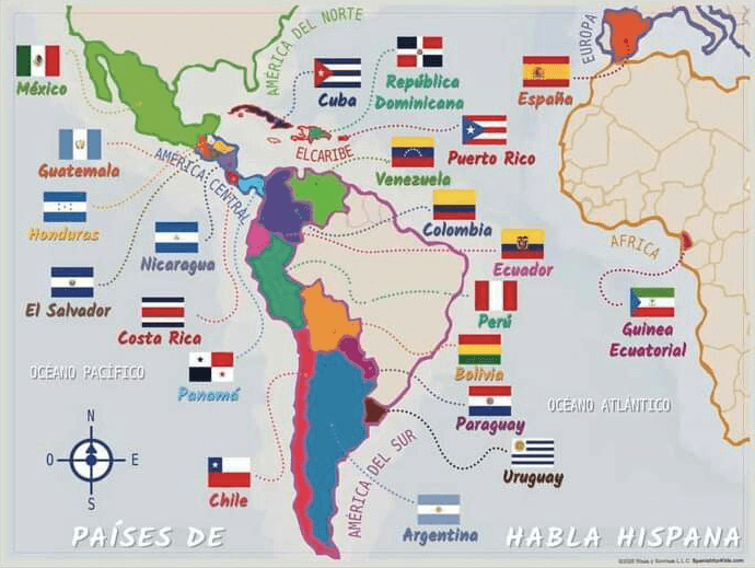 Quels Sont Les Pays Hispanophones Espagnol Pas Pas Quels Sont Les Pays Hispanophones Espagnol Pas Pas