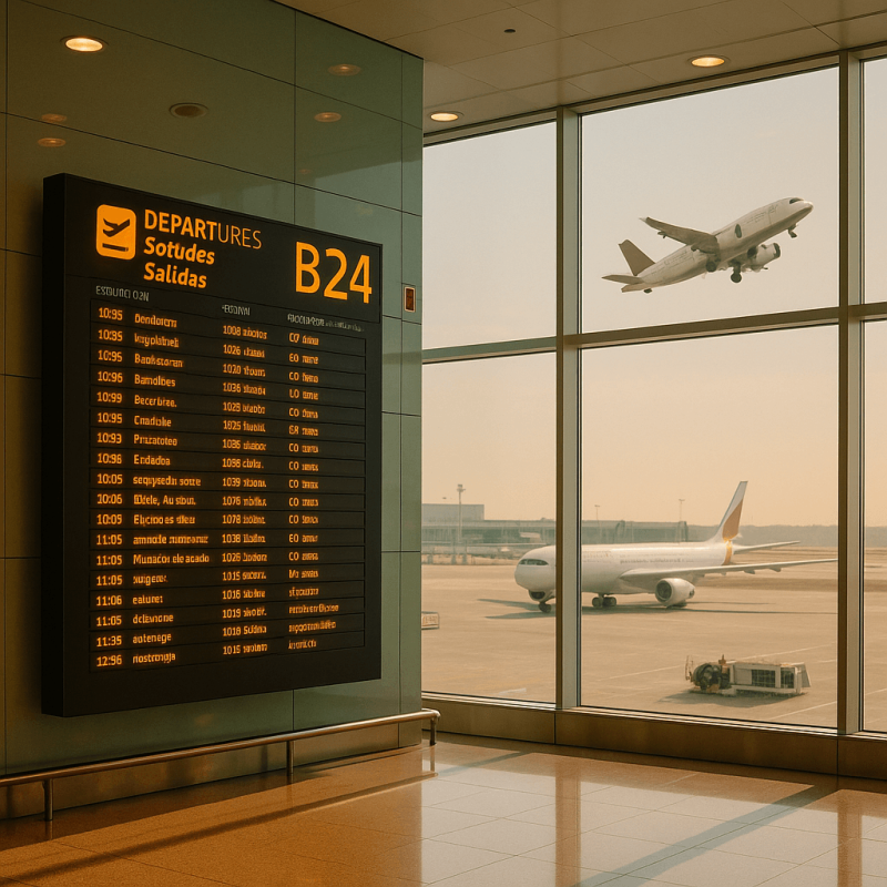 Prendre avion Espagne