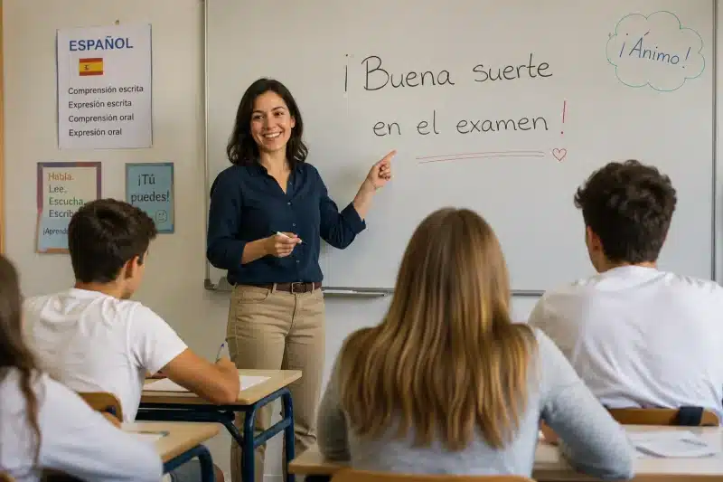 Bonne chance en espagnol