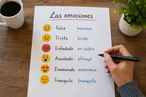 Les émotions en espagnol